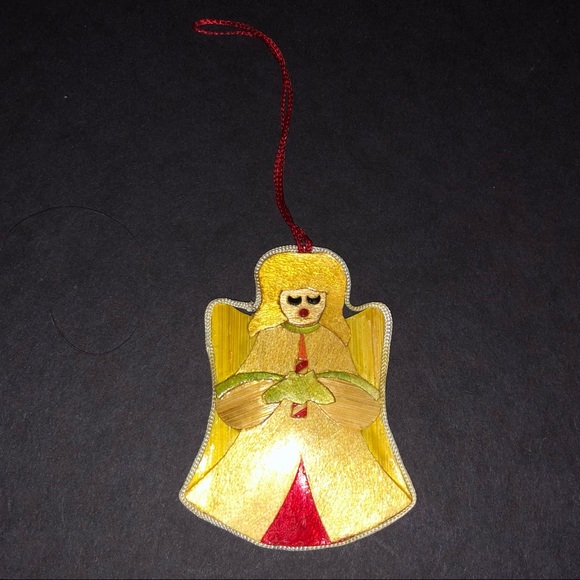 Handmade Wooden Angel Ornament - Picture 2 of 2
